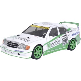 Tamiya TT-01E Mercedes Benz 190E debis Zakspeed komutátorový 1:10 RC model auta elektrický cestný model 4WD (4x4) BS; 58656