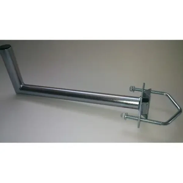 OEM Stožiarový držiak 50 cm 1x vinkel / Držiak antény / Galvanický zinok / Priemer 42 mm / Rozstup 100 mm (PK50S421V100)