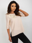 Dámska blúzka LK BZ 506609.77 Beige - FPrice 38 béžová