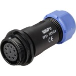 Weipu SP2111 / S 9 II guľatý faston, 1 ks; SP2111 / S 9 II