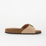 Birkenstock Madrid Big Buckle Natural Leather Patent Women High-Shine New Beige 39