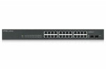 ZyXEL GS1900-24 / Switch Smart Managed / 24x GbE RJ-45 / 2x GbE SFP / VLAN / QoS / Rack (GS1900-24-EU0102F)