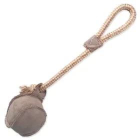 Dog Fantasy Hračka - Dura-fused loptička s lanom kože a juta 32cm (444-298025)