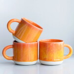 Studio Arhoj Porcelánový hrnček s uškom Tropicana 300 ml