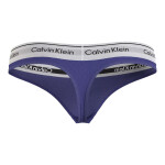 Calvin Klein Spodná bielizeň Tangá 0000F3786EFPT Navy Blue M