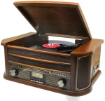 Soundmaster NR565DAB / Gramofón s rádiom CD kazetou / DAB+ / FM / USB / Bluetooth / 2x5W (NR565DAB)