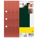 Bosch Accessories 2607017107 brúsny papier s otvormi Zrnitosť 180 (d x š) 230 mm x 93 mm 25 ks; 2607017107