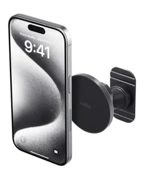 IOttie iTap 3 MagSafe Flush Mount univerzálny držiak do auta s magnetickým krúžkom čierna / uchytenie na palubnú dosku (ITMNCG109)