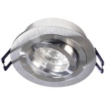 Deko Light Einbauring 80 GU5.3 110222 krúžok pre stropnú montáž LED , halogénová žiarovka GU5.3, MR 16 35 W strieborná; 110222
