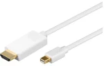 MicroConnect Mini DP 1.2 - HDMI Kábel MM / 2m / 1920x1080 / biela (MDPHDMI2)