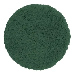 SPIRELLA Kúpeľňová predložka HIGHLAND guľatá tmavo zelená / mikrovlákno / priemer 60 cm