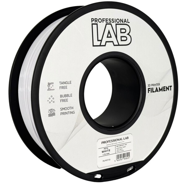Professional Lab PETG filament 1,75 mm biely 1 kg