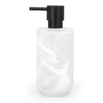 Spirella MADISON dávkovač mydla biely / kremenné sklo / 370 ml