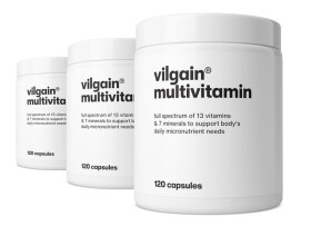 Vilgain Multivitamín – 3× 120 kapsúl