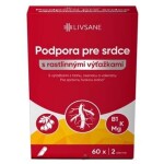 LIVSANE Podpora pre srdce s rastlinnými výtažkami 60 kapsúl