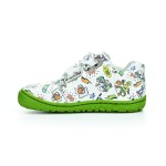 Lurchi Noah Leather White/Green barefoot topánky 24 EUR