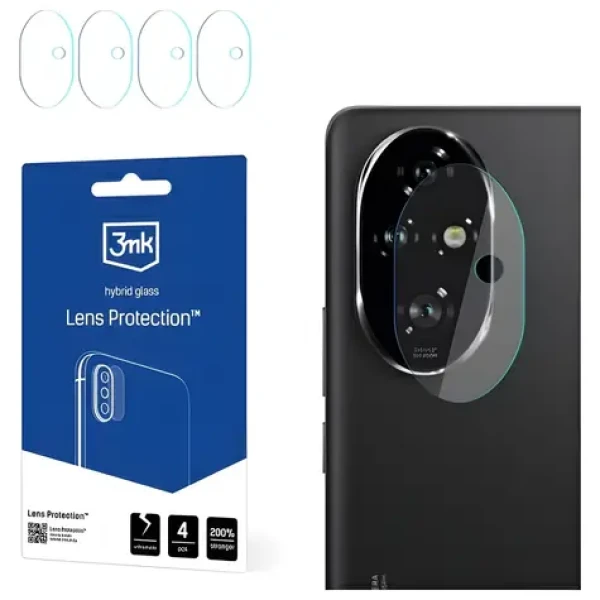 3mk Lens Protection Honor 200 Pro / Sklo na fotoaparát / hybridný / 4 ks