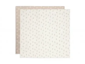 Jollein Plienky zavinovacie 115x115cm Twig Wild Rose 2ks (535-852-67042)