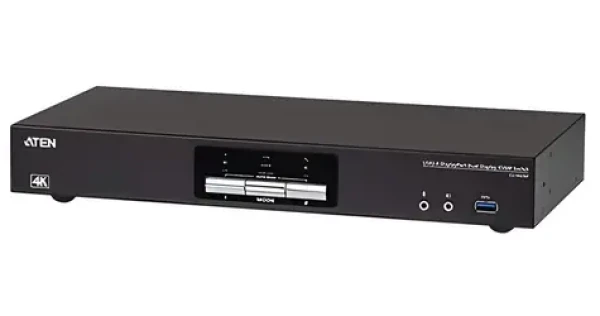 Aten CS1942DP / KVM prepínač / 2x DisplayPort / 4K / USB 3.0 húb / audio / 2:1 (CS1942DP)