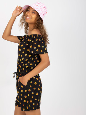 Kombinéza D73781M62266KA čierna a žltá L