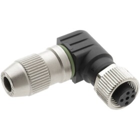 HARTING HARAX® M12-S neupravený zástrčkový konektor pre senzory - aktory, 21011405091, piny: 4, 1 ks; 21011405091
