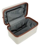 Kozmetický kufrík Travelite Bali Beautycase White/cognac