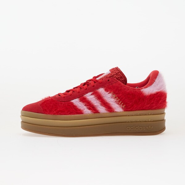 Tenisky adidas Gazelle Bold W Better Scarlet/ Bliss Lilac/ Gold Metallic EUR 41 1/3