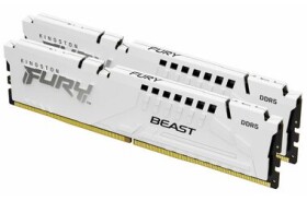 Kingston Fury Beast White 32GB (2x 16GB) DDR5 6000MHz / CL30 / DIMM / On-Die ECC / XMP / 1.35V (KF560C30BWK2-32)