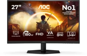 27" AOC Gaming C27G42FE čierna / Monitor / VA / 1920x1080 / 180Hz / HDMI + DP / VESA (C27G42FE)