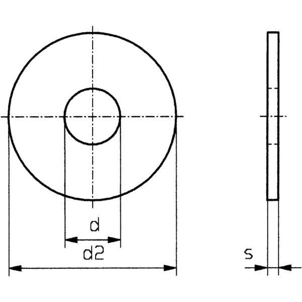 Podložka 6.4 mm 18 mm plast 100 ks TOOLCRAFT 6,4 D9021 POLY 194738; 194738