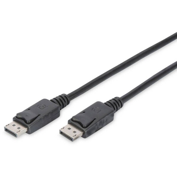 Digitus DisplayPort prepojovací kábel Konektor DisplayPort, Konektor DisplayPort 3.00 m čierna DB-340100-030-S pozlátené kontakty, fóliové tienenie, tienenie; DB-340100-030-S