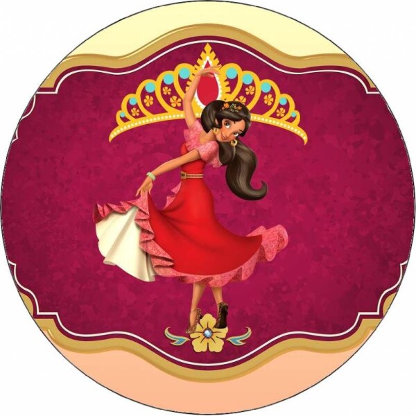 Jedlý papier Elena z Avaloru s potlačou 19,5 cm - Pictu Hap