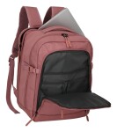 Batoh do lietadla 40x30x20 Travelite Kick Off Backpack Cabin new Size Rosé