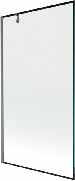 MEXEN/S - Next vaňová zástena FIX 100 x 150, čierna vzor, grafit kartáčovaná 895-100-000-00-70-66