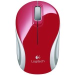 Logitech Wireless Mini M187 červená / Bezdrôtová myš / 1000DPI (910-002732)