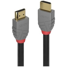 LINDY prepojovací kábel Zástrčka HDMI-A, Zástrčka HDMI-A 0.30 m čierna 36960 HDMI kábel; 36960