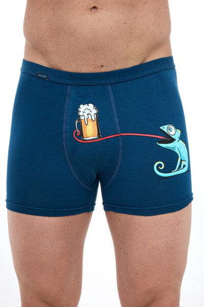 BOXERSKÉ TETOVANIE J/25 Půlnoční modrá XL
