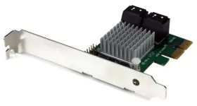 StarTech PCIe karta SATA III 4 porty / Radič SATA / PCI Express / 4X SATA III / čipset Marvell 88SE9230 (PEXSAT34RH)