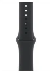 Apple Watch Sport Band 46mm čierna / Športový remienok pre Apple Watch / Fluoroelastomer / S/M / 140-190 mm (MXM23ZM/A)