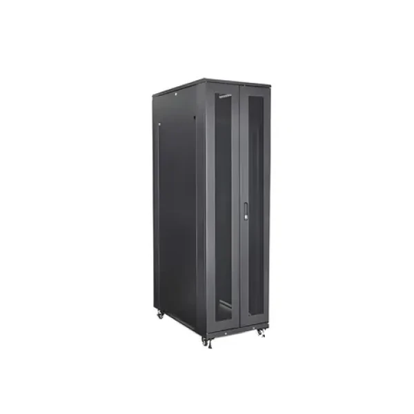 StarTech Rozvádzač 42U čierny / Stojanový rozvádzač / 19" / Šírka 600 mm / Hĺbka 1000 mm / nosnosť 907 kg (RK4236BKB)