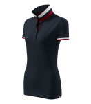 Polokošeľa Collar Up dark navy M