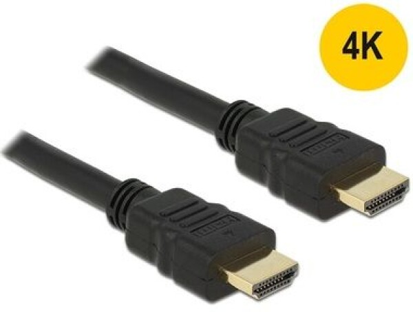 DeLock kábel High Speed ??HDMI s Ethernet - HDMI A samec gt; HDMI A samec 4K / 0.5 m (84751)