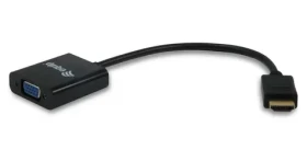 Equip čierna / Redukcia / HDMI - VGA / 1920x1080 60Hz / 0,25 m (11903607)