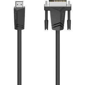 Hama HDMI DVI čierna HDMI kábel