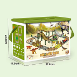 Mamido Mamido Dinosauria dráha s elektrickým autíčkom 84 dielov v krabici