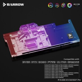 Barrow Barrow LRC2.0 Evga 3080/90 FTW3 Aurora RGB - Acryl