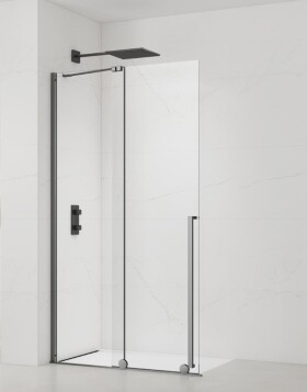 Sprchová zástena walk-in 120 cm SAT Xmotion PVD Gun metal SATBWIXM120GM SATBWIXM120GM