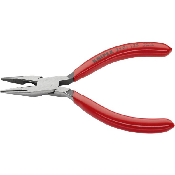 Knipex 25 01 125 pre elektroniku a jemnú mechaniku ploché ihlové kliešte rovné 125 mm; 25 01 125