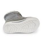 Detské zimné topánky s kožušinou POLARFOX, 2 suché zipsy, BUGGA, B00172-10, čierna - 28