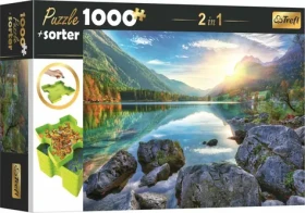 Trefl - Puzzle - 2v1 Jazero Hintersee, Nemecko s triedičom